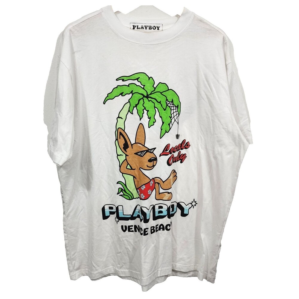 Venice Beach Playboy Collab T Shirt Locals Only Pacsun Mens L Surf Beach Summer